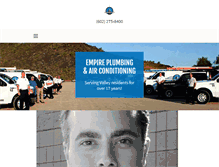 Tablet Screenshot of empireplumbingac.com